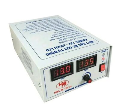 MÁY SẠC ẮC QUY TỰ ĐỘNG HAMES 24V-100AH HM2410 LCD