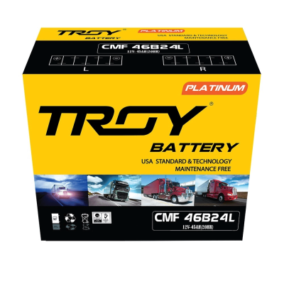 Ắc quy Troy 12V 45AH CMF 46B24L