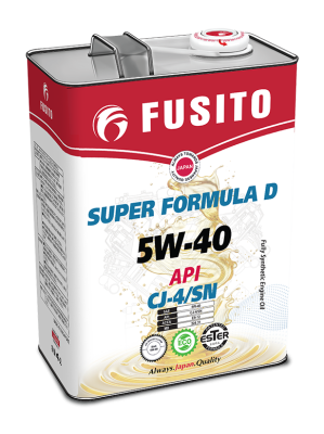 Dầu nhớt động cơ diesel Fusito SUPER FORMULA D 0W30 API: CJ-4/SN 4L