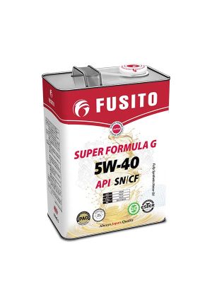 Dầu bôi trơn động cơ Fusito SUPER FORMULA G 5W-40 API SN/CF 4L