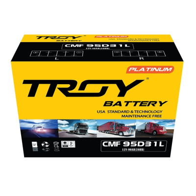 Ắc quy Troy 12V 80AH CMF 95D31L