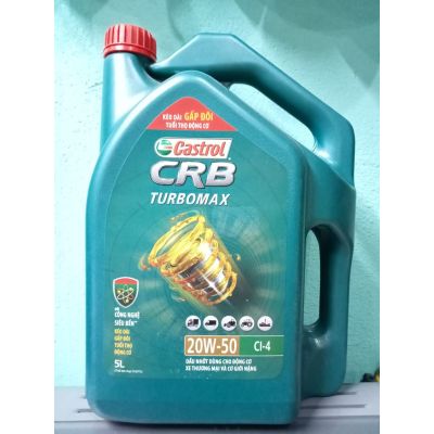 Dầu NHỚT CASTROL CRB TURBO MAX 20W50 5 lít