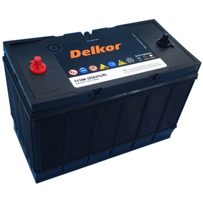 Ắc quy Delkor 12V 100AH 1110K cọc Bulong (cọc vít) 