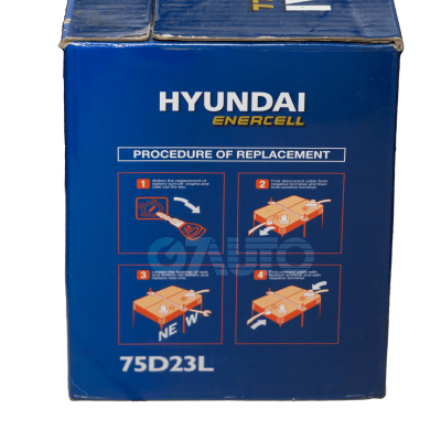 Ắc quy Hyundai Enercell 12V 65AH 75D23L