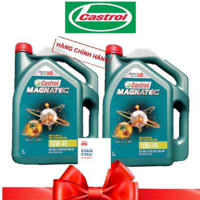 Dầu nhớt Castrol Magnatec công nghệ Dualock 10W40 Loại 4 lít