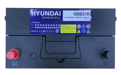 Ắc quy Hyundai Enercell 12V 90AH 105D31R