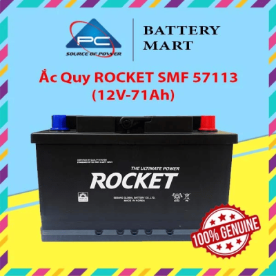 Ắc Quy ROCKET SMF 57113 (12V-71Ah)