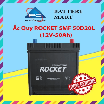 Ắc Quy ROCKET SMF 50D20L (12V-50Ah)