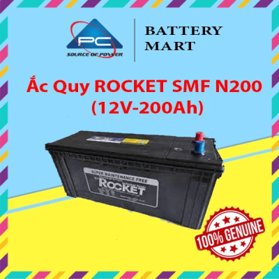 Ắc Quy Ô Tô ROCKET SMF N200 (12V-200Ah)