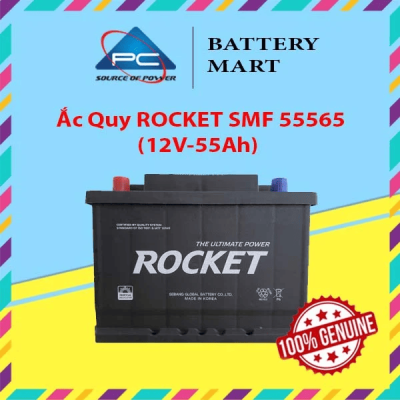 Ắc Quy ROCKET SMF 55565 (12V-55Ah)