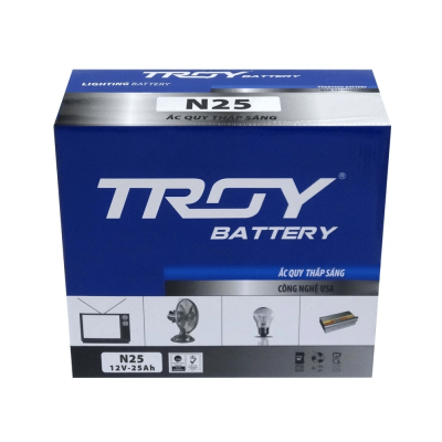 Ắc quy Troy 12V 25AH N25