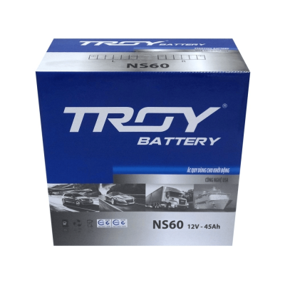 Ắc quy Troy 12V 45AH NS60