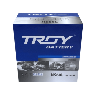 Ắc quy Troy 12V 45AH NS60L