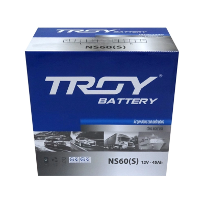 Ắc quy Troy 12V 45AH NS60S